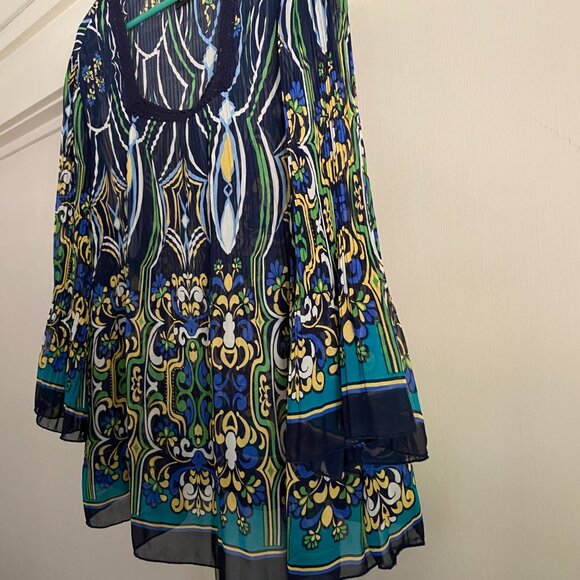 Separates by New York City Design Co., long bell sleeves Boho blouse, size 1X - Picture 5 of 10